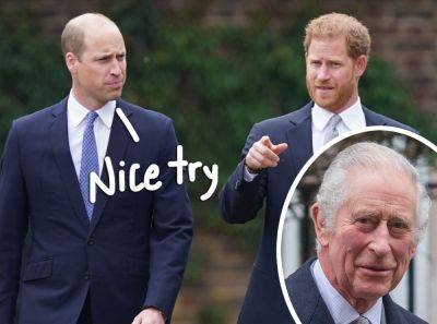 Prince Harry Reached Out To William Before UK Visit -- But Reconciliation Failed Because He 'Can't Be Trusted'?? - perezhilton.com - Britain