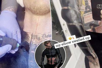 Inside Machine Gun Kelly’s viral blackout tattoo sessions: ‘Most painful s–t I ever experienced’ - nypost.com