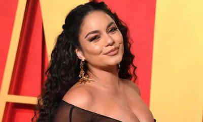 Vanessa Hudgens shows off her baby bump in bodycon dress during date night with her husband - us.hola.com - Los Angeles - county Butler
