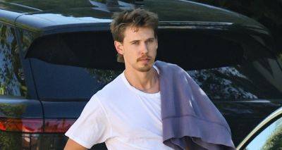 Austin Butler Spends the Day with a Friend in Los Feliz - www.justjared.com - county Butler - Adidas