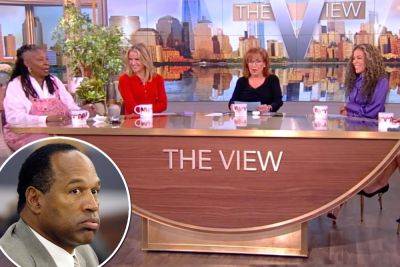 How ‘The View’ reacted to OJ Simpson’s death: ‘Hope it gives peace to the family of the victims’ - nypost.com - USA - Hollywood