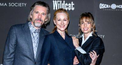 Ethan Hawke & Daughter Maya Are Joined by Laura Linney at 'Wildcat' Screening in NYC - www.justjared.com - New York