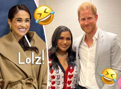 Mindy Kaling Calls Prince Harry Her 'Friend’s Husband' In Hilarious IG Roast! - perezhilton.com - San Francisco - county Grant