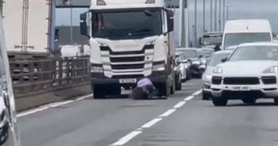 Road rage fight brings traffic to a standstill on major Scots motorway - www.dailyrecord.co.uk - Scotland - city Kingston