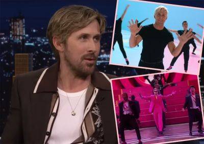Ryan Gosling's Daughters Know All The Choreo To I'm Just Ken! Awwww! - perezhilton.com