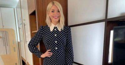 Holly Willoughby’s spring-perfect L.K.Bennett polkadot tea dress has £110 off today - www.ok.co.uk