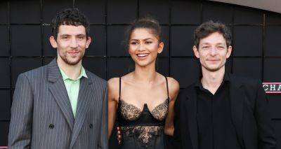 Zendaya Wows in Custom Vera Wang at 'Challengers' L.A. Premiere with Josh O'Connor & Mike Faist - www.justjared.com - Los Angeles