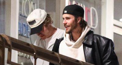 Justin Bieber Enjoys Dinner with Friends at Celeb Hotspot Sushi Park in L.A. - www.justjared.com - Los Angeles