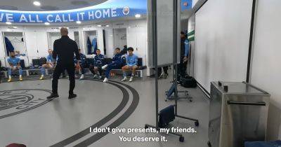 What Pep Guardiola told Man City players in dressing room before attacking them in public - www.manchestereveningnews.co.uk - Manchester