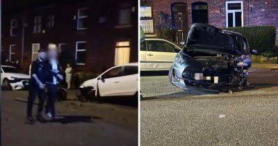 Police issue update after Citroen smashes into FIVE parked cars - www.manchestereveningnews.co.uk - Manchester