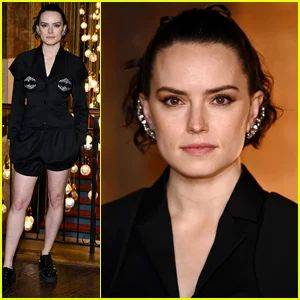Daisy Ridley Looks Chic in Shorts While Attending 'Sometimes I Think About Dying' Screening - www.justjared.com - London