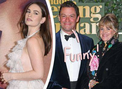 Dominic West & Wife Catherine 'Joke' About 'Deeply Stressful' Lily James Affair Scandal! SRSLY?! - perezhilton.com - Rome