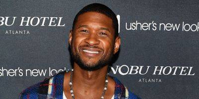 Usher's Son Stole His Phone to Message Another Celebrity - Find Out Who & How It Went! - www.justjared.com