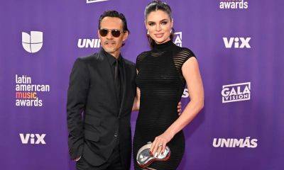 Marc Anthony and Nadia Ferreira dazzle at the LAMAS 2024 with color-coordinated looks - us.hola.com - USA - Las Vegas - Paraguay