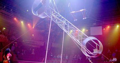 Acrobat in hospital after plunging from circus 'Wheel of Death' - www.dailyrecord.co.uk