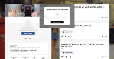 "Everything I can't show on YouTube... I show here": The vlogger charging £13 a month for creepy footage of Manchester women - www.manchestereveningnews.co.uk - Manchester