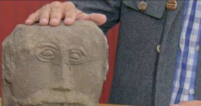 BBC Antiques Roadshow guest left speechless at value of stone head found in drain - www.dailyrecord.co.uk - Ireland