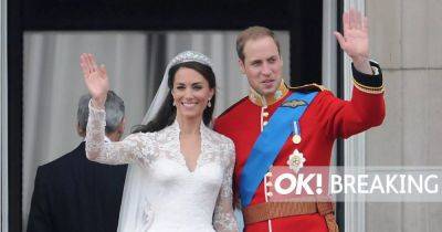 Kate Middleton and Prince William mark 13th anniversary with unseen wedding photo - www.ok.co.uk