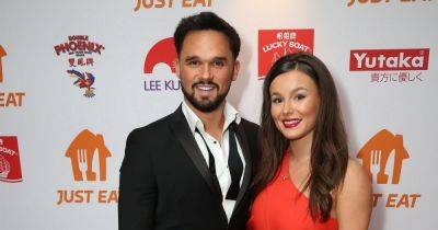 Gareth Gates loved-up as he poses with rarely-seen famous girlfriend - www.ok.co.uk - London