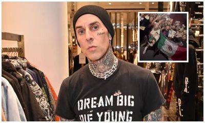 Travis Barker is greeted in Mexico with Mariachis - us.hola.com - Mexico