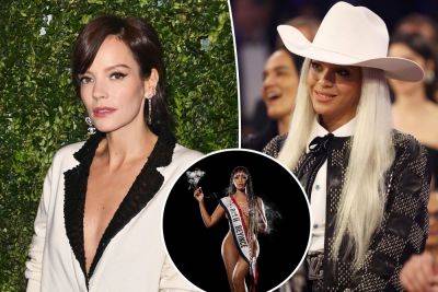 Lily Allen claims ‘calculated’ Beyoncé is ‘getting some help’ with youthful appearance - nypost.com