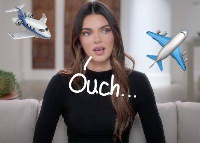 Kendall Jenner Gets ROASTED By Fans For Pretending To Fly Commercial In New Gucci Ad At Airport! - perezhilton.com