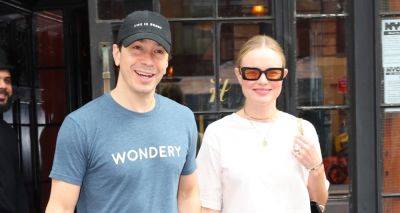 Justin Long & Kate Bosworth Hold Hands During Day Out in NYC - www.justjared.com - New York