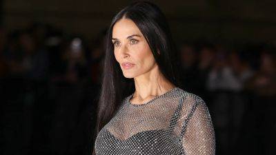 Demi Moore Expertly Elevated the Naked Dress and Exposed Bra Combo - www.glamour.com - New York - Italy - county Moore