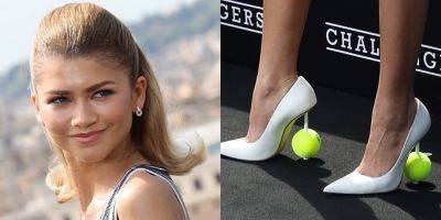 Zendaya Continues Her Ace Tennis Looks with Latest 'Challengers' Press Tour Heels! - www.justjared.com - Italy