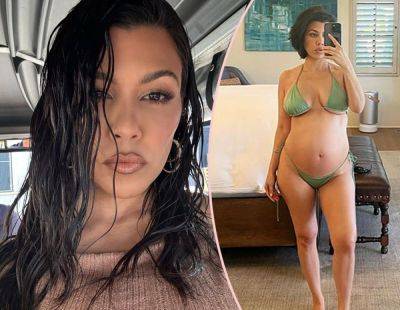 Kourtney Kardashian Shares Sweet Message With Postpartum Body Bikini Pics: 'Dear New Mommies' - perezhilton.com