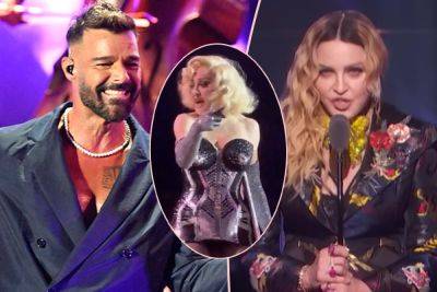 OMG Did Ricky Martin Get An Erection While On Stage With Madonna?! WATCH! - perezhilton.com