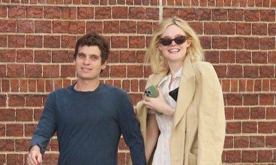 Elle Fanning Looks So Happy During Weekend Date with Boyfriend Gus Wenner! (Photos) - www.justjared.com - New York