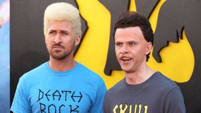 Ryan Gosling, Mikey Day reunite at 'Fall Guy' premiere dressed as Beavis and Butt-Head - www.foxnews.com - Los Angeles