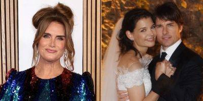 Brooke Shields Recalls Attending Tom Cruise & Katie Holmes' Wedding & What She Gifted Them - www.justjared.com