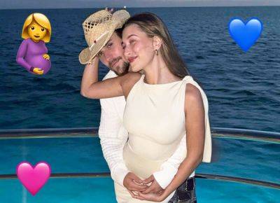 Hailey Bieber Is GLOWING In New Pregnancy Pic Showing Off Baby Bump -- LOOK! - perezhilton.com