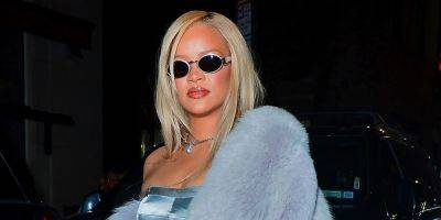 Rihanna Dresses Up in Blue, Celebrates Son RZA's 2nd Birthday With A$AP Rocky - www.justjared.com - New York