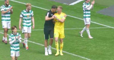 Unseen Joe Hart moment in Rangers celebration as departing Celtic hero earns emotional embrace from close pal - www.dailyrecord.co.uk - Scotland