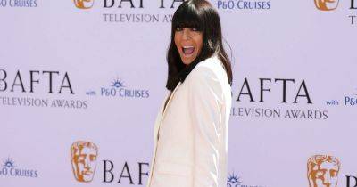 Claudia Winkleman's white BAFTA Awards suit is must-have for summer – shop similar at M&S - www.ok.co.uk