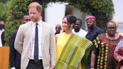 Prince Harry and Meghan Markle experience Nigerian dancing, fashion while visiting charities - www.foxnews.com - Nigeria - city Lagos