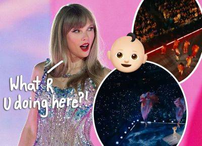 Taylor Swift Fans Horrified After Picture Of Baby Lying On Floor IN THE PIT At Eras Tour Paris Goes Viral! - perezhilton.com