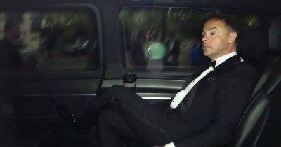 Ant McPartlin looks solemn as he leaves BAFTAs early to head home to pregnant Anne-Marie - www.ok.co.uk