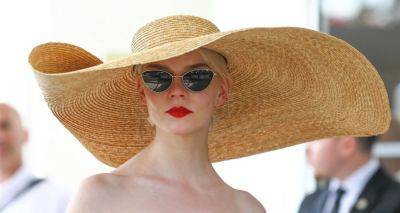 Anya Taylor Joy Makes Dramatic Arrival at Cannes Film Festival 2024 in Huge Hat - www.justjared.com - France