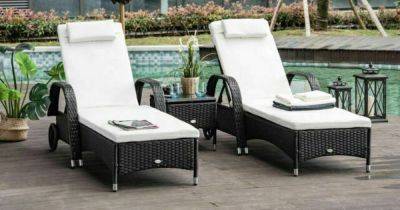 'Comfy' rattan sun loungers that make shoppers 'feel like you're on holiday' £90 off in Amazon sale - www.ok.co.uk