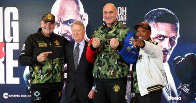 Carl Froch calls out 'cringey clown' John Fury after chaotic Tyson Fury press conference brawl - www.manchestereveningnews.co.uk - Ukraine - Saudi Arabia - city Riyadh, Saudi Arabia