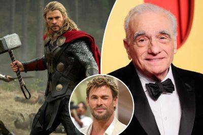 Chris Hemsworth slams Marvel actors for dissing franchise — and ‘harsh’ Martin Scorsese - nypost.com - Australia