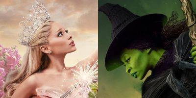 New 'Wicked' Movie Poster Highlights Glinda & Elphaba's Signature Colors: Pink Goes Good With Green! - www.justjared.com