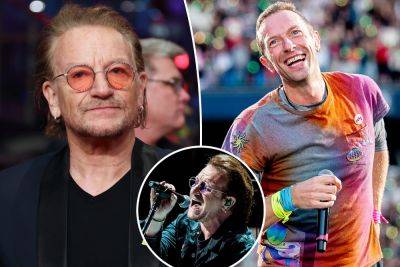 Bono insists Chris Martin’s Coldplay ‘are not a rock band’: ‘I hope that’s obvious’ - nypost.com - London - Ireland
