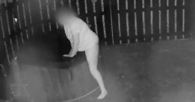 Scots homeowner stunned after strange woman caught taking late-night dip in his hot tub - www.dailyrecord.co.uk - Scotland