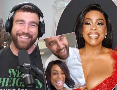 Travis Kelce & Niecy Nash Are Having The Time Of Their Lives Filming Ryan Murphy's New Show Grotesquerie -- WATCH! - perezhilton.com - Kansas City