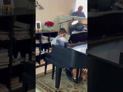 My Son Had To Learn This Very Long Piano Piece And... | Perez Hilton - perezhilton.com